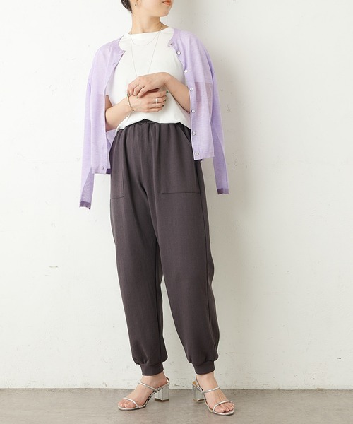 Omekashi（オメカシ）の「スウェットパンツ（スウェットパンツ・レディース・ベージュ/チャコールグレー・FREE）」の15枚目の写真