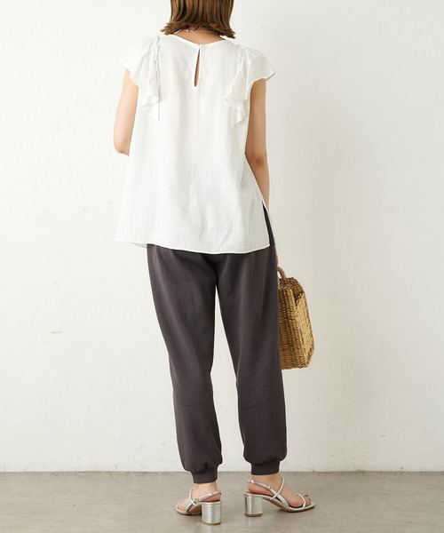 Omekashi（オメカシ）の「スウェットパンツ（スウェットパンツ・レディース・ベージュ/チャコールグレー・FREE）」の13枚目の写真