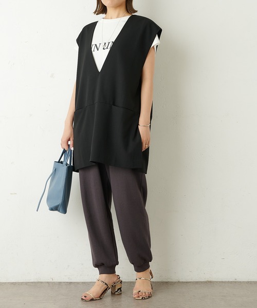 Omekashi（オメカシ）の「スウェットパンツ（スウェットパンツ・レディース・ベージュ/チャコールグレー・FREE）」の10枚目の写真