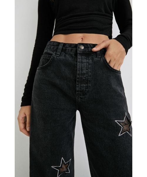 Desigual（デシグアル）の「グリッター星柄 スリムジーンズ（デニムパンツ・レディース・ブルー・2L/3L/SS/S/M/L）」の8枚目の写真