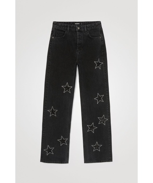 Desigual（デシグアル）の「グリッター星柄 スリムジーンズ（デニムパンツ・レディース・ブルー・2L/3L/SS/S/M/L）」の9枚目の写真