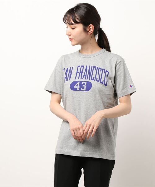 SLOBE IENA(スローブイエナ)の「【Champion / チャンピオン】 SAN FRANCISCO SHORT SLEEVE Tシャツ◆【洗濯機洗い可】(Tシャツ/カットソー・レディース・チャコールグレー/ネイビー・FREE)」の20枚目の写真