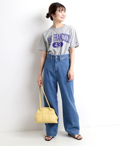 SLOBE IENA(スローブイエナ)の「【Champion / チャンピオン】 SAN FRANCISCO SHORT SLEEVE Tシャツ◆【洗濯機洗い可】(Tシャツ/カットソー・レディース・チャコールグレー/ネイビー・FREE)」の14枚目の写真