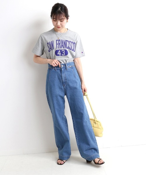 SLOBE IENA(スローブイエナ)の「【Champion / チャンピオン】 SAN FRANCISCO SHORT SLEEVE Tシャツ◆【洗濯機洗い可】(Tシャツ/カットソー・レディース・チャコールグレー/ネイビー・FREE)」の17枚目の写真