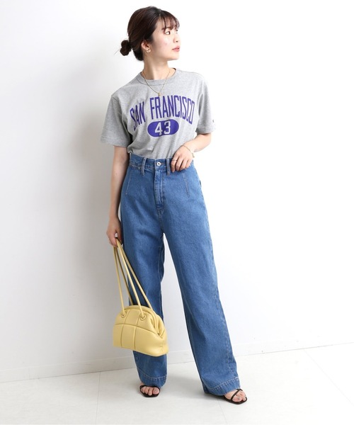 SLOBE IENA(スローブイエナ)の「【Champion / チャンピオン】 SAN FRANCISCO SHORT SLEEVE Tシャツ◆【洗濯機洗い可】(Tシャツ/カットソー・レディース・チャコールグレー/ネイビー・FREE)」の10枚目の写真