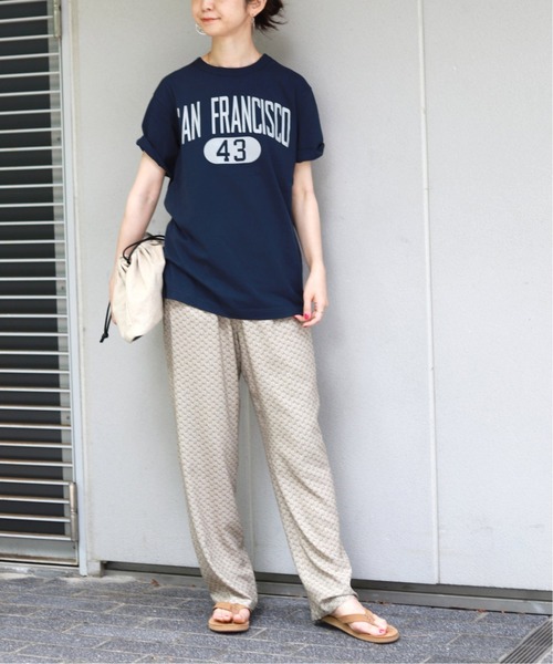 SLOBE IENA(スローブイエナ)の「【Champion / チャンピオン】 SAN FRANCISCO SHORT SLEEVE Tシャツ◆【洗濯機洗い可】(Tシャツ/カットソー・レディース・チャコールグレー/ネイビー・FREE)」の8枚目の写真