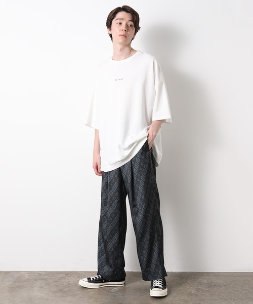 JUNRED（ジュンレッド）の「バティックプリントワイドパンツ（その他パンツ・メンズ・ブラック/ベージュ・S/M/L）」の8枚目の写真