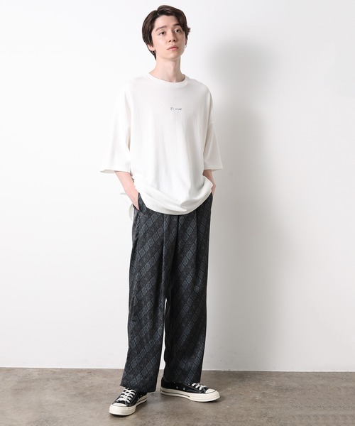 JUNRED（ジュンレッド）の「バティックプリントワイドパンツ（その他パンツ・メンズ・ブラック/ベージュ・S/M/L）」の9枚目の写真