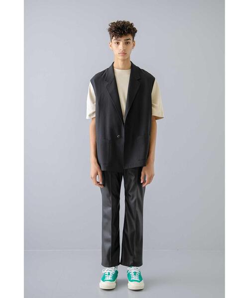 MONKEY TIME（モンキータイム）の「＜monkey time＞ PE TWL 1B S/DOUBLE VEST/ベスト（ベスト・メンズ・ブラック/ダークグリーン・M/L）」の3枚目の写真