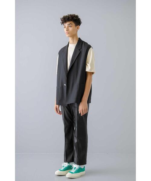 MONKEY TIME（モンキータイム）の「＜monkey time＞ PE TWL 1B S/DOUBLE VEST/ベスト（ベスト・メンズ・ブラック/ダークグリーン・M/L）」の11枚目の写真