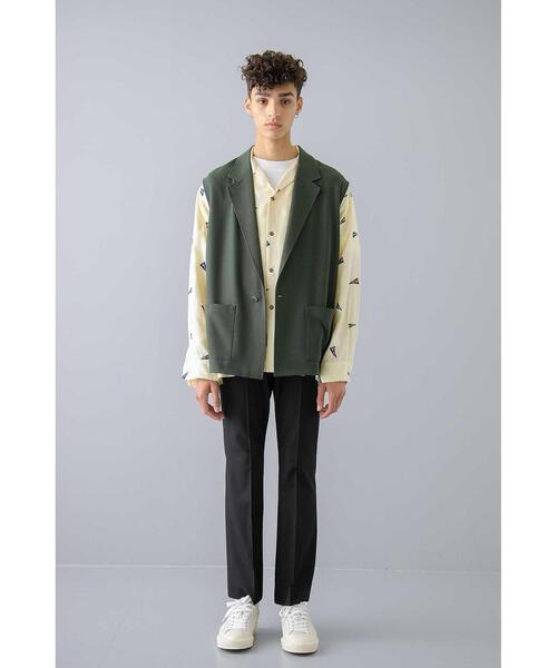 MONKEY TIME（モンキータイム）の「＜monkey time＞ PE TWL 1B S/DOUBLE VEST/ベスト（ベスト・メンズ・ブラック/ダークグリーン・M/L）」の5枚目の写真