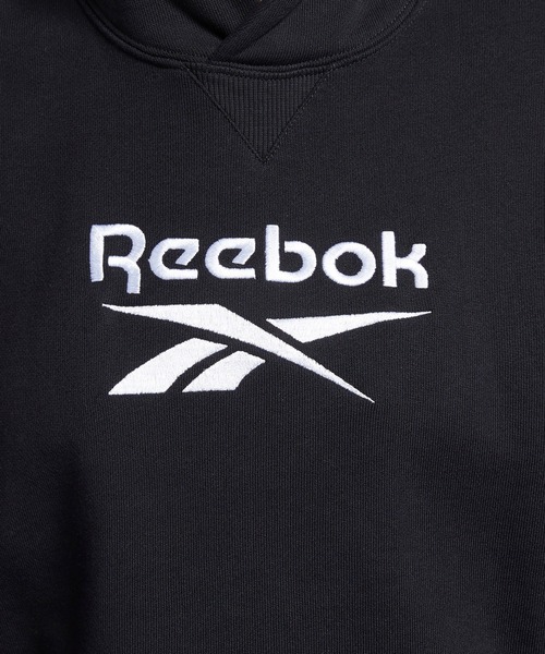 Reebok(リーボック)の「クラシックス ビッグロゴ フーディー / Classics Big Logo Hoodie(パーカー・レディース・ブラック/オフホワイト・SMALL/MEDIUM/LARGE/X-LARGE)」の7枚目の写真
