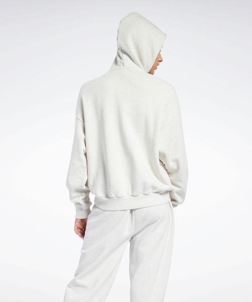 Reebok(リーボック)の「クラシックス ビッグロゴ フーディー / Classics Big Logo Hoodie(パーカー・レディース・ブラック/オフホワイト・SMALL/MEDIUM/LARGE/X-LARGE)」の9枚目の写真