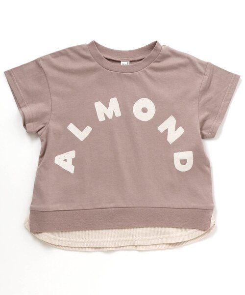 apres les cours（アプレレクール）の「ワッフルレイヤードTシャツ（Tシャツ/カットソー・キッズ・ブルー/ブラウン・90/120/130/100/80/110）」の7枚目の写真