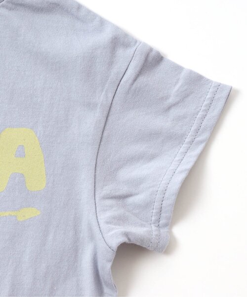 apres les cours（アプレレクール）の「ワッフルレイヤードTシャツ（Tシャツ/カットソー・キッズ・ブルー/ブラウン・90/120/130/100/80/110）」の11枚目の写真