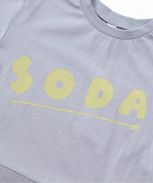 apres les cours（アプレレクール）の「ワッフルレイヤードTシャツ（Tシャツ/カットソー・キッズ・ブルー/ブラウン・90/120/130/100/80/110）」の12枚目の写真