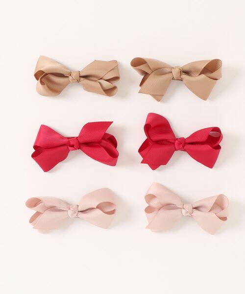 Catherine Cottage（キャサリンコテージ）の「グログランヘアクリップ【3色6個セット】（バレッタ/ヘアクリップ・キッズ・A/B/D/C/E・FREE）」の4枚目の写真