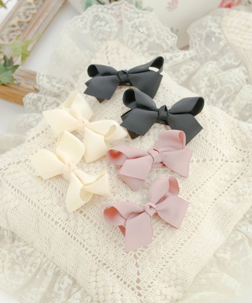 Catherine Cottage（キャサリンコテージ）の「グログランヘアクリップ【3色6個セット】（バレッタ/ヘアクリップ・キッズ・A/B/D/C/E・FREE）」の8枚目の写真