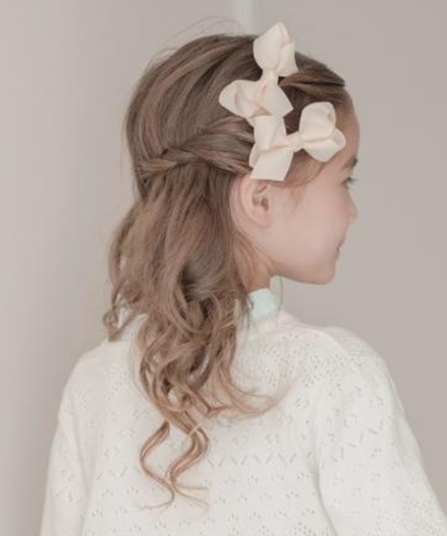 Catherine Cottage（キャサリンコテージ）の「グログランヘアクリップ【3色6個セット】（バレッタ/ヘアクリップ・キッズ・A/B/D/C/E・FREE）」の12枚目の写真