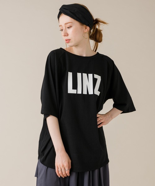 CLOCHE(クロシェ)の「CLOCHE 2wayプルオーバー(Tシャツ/カットソー・レディース・ブラック/ブラウン・FREE)」の2枚目の写真