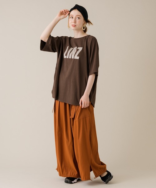 CLOCHE(クロシェ)の「CLOCHE 2wayプルオーバー(Tシャツ/カットソー・レディース・ブラック/ブラウン・FREE)」の3枚目の写真