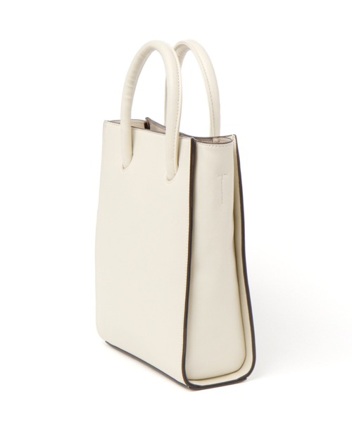 GLOBAL WORK（グローバルワーク）の「縦型2WAYショルダー/957847（ショルダーバッグ・レディース・ブラック/オフホワイト/グリーン・FREE）」の4枚目の写真