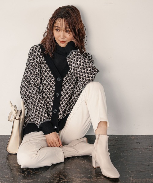 GLOBAL WORK（グローバルワーク）の「縦型2WAYショルダー/957847（ショルダーバッグ・レディース・ブラック/オフホワイト/グリーン・FREE）」の21枚目の写真