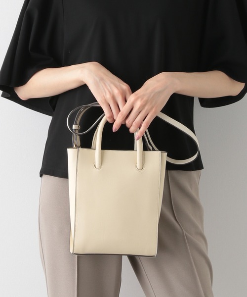 GLOBAL WORK（グローバルワーク）の「縦型2WAYショルダー/957847（ショルダーバッグ・レディース・ブラック/オフホワイト/グリーン・FREE）」の19枚目の写真