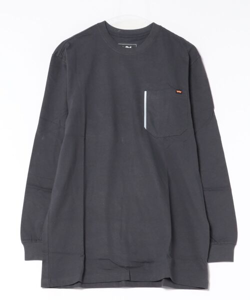 tone(トーン)の「【Walls/ウォールズ】WALLS L/S TEE(UN)(Tシャツ/カットソー・レディース・チャコールグレー/グレー/レッド/ブラック/ネイビー/オリーブ・LARGE/X-LARGE/MEDIUM)」の1枚目の写真