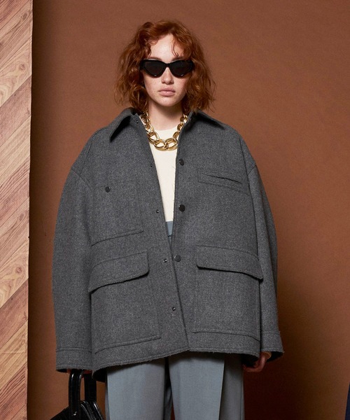 MAISON SPECIAL（メゾンスペシャル）の「ラムリバーメルトンブルゾン