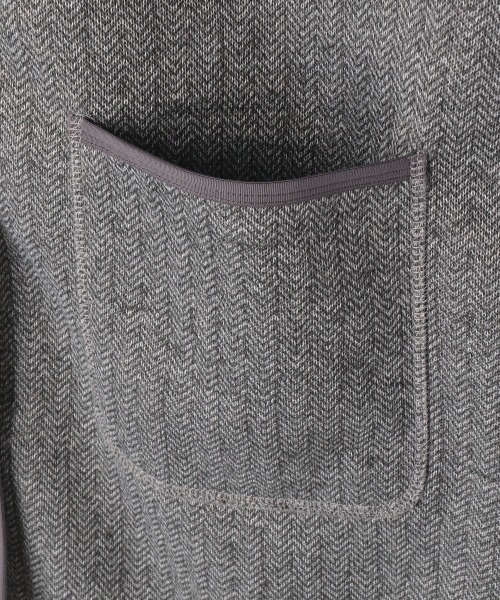 Grand PARK（グランドパーク）の「裏ファー素材　ノーカラーカーデ（カーディガン/ボレロ・レディース・チャコールグレー/グレー系その他/ネイビー系1・FREE）」の11枚目の写真