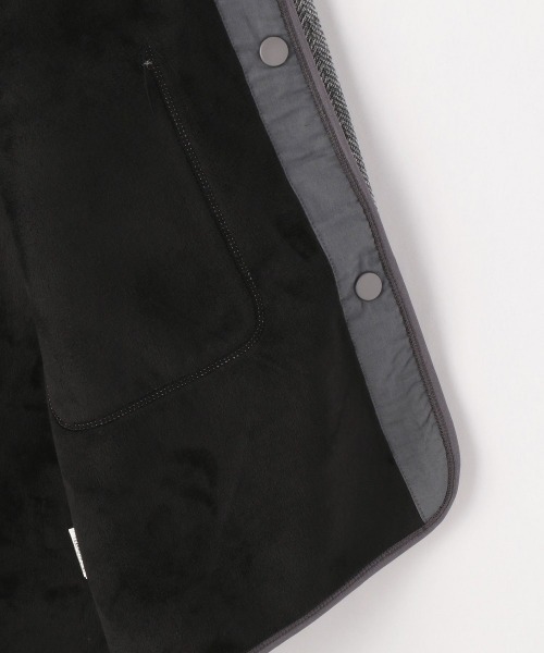 Grand PARK（グランドパーク）の「裏ファー素材　ノーカラーカーデ（カーディガン/ボレロ・レディース・チャコールグレー/グレー系その他/ネイビー系1・FREE）」の14枚目の写真