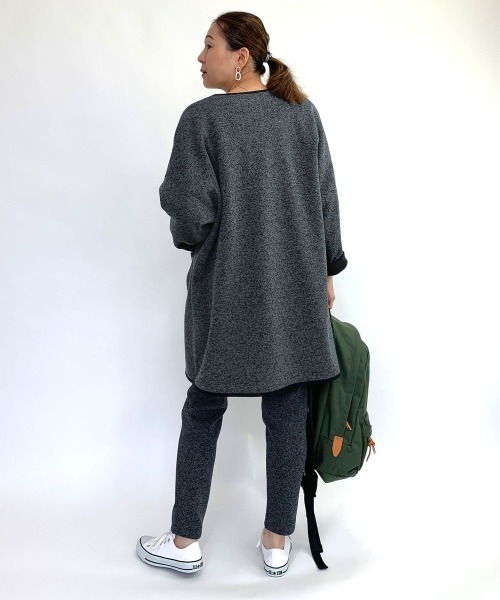 Grand PARK（グランドパーク）の「裏ファー素材　ノーカラーカーデ（カーディガン/ボレロ・レディース・チャコールグレー/グレー系その他/ネイビー系1・FREE）」の20枚目の写真