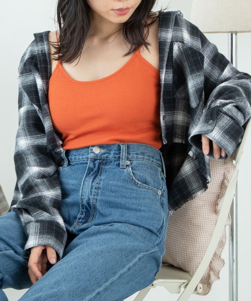 WEGO（ウィゴー）の「WEGO/フリンジショートネルシャツ（シャツ/ブラウス・レディース・グリーン/ブラック/グレー・FREE）」の2枚目の写真