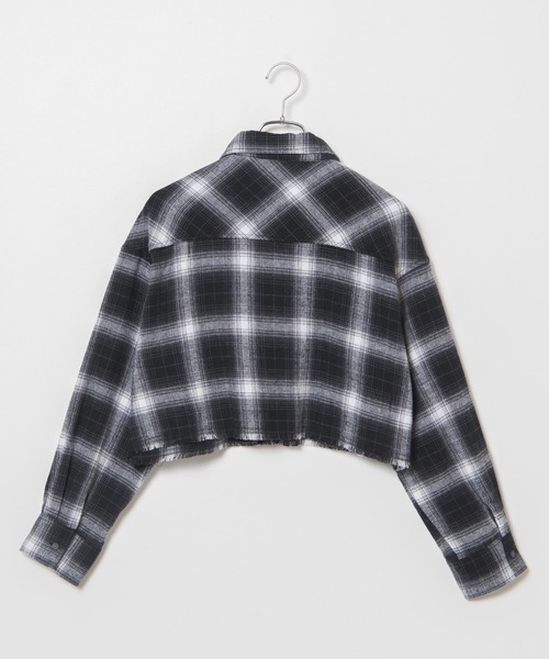 WEGO（ウィゴー）の「WEGO/フリンジショートネルシャツ（シャツ/ブラウス・レディース・グリーン/ブラック/グレー・FREE）」の19枚目の写真