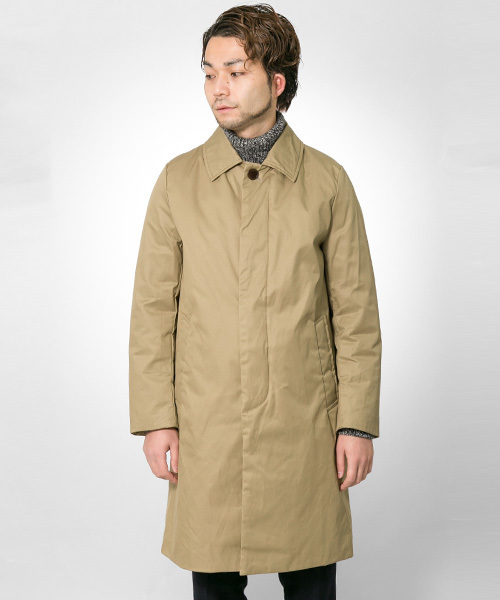 URBAN RESEARCH(アーバンリサーチ)の「NANGA×URiD SOUTIEN COLLAR DOWN COAT(ダウンジャケット/コート・メンズ・ブラック/ネイビー/ベージュ・MEDIUM/LARGE)」の7枚目の写真