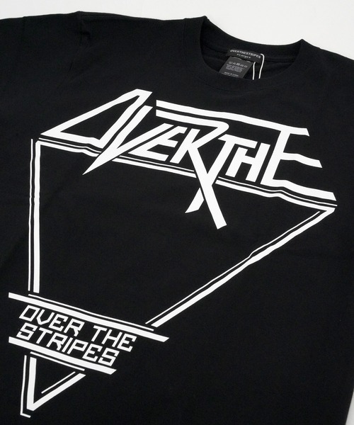 OVER THE STRIPES（オーバーザストライプス）の「OVER THE STRiPES オーバーザストライプス INVERTED TRIANGLE TEE Tシャツ（Tシャツ/カットソー・メンズ・ホワイト/チャコールグレー/ブラック・MEDIUM/LARGE/X-LARGE）」の11枚目の写真