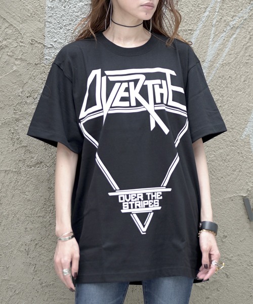 OVER THE STRIPES（オーバーザストライプス）の「OVER THE STRiPES オーバーザストライプス INVERTED TRIANGLE TEE Tシャツ（Tシャツ/カットソー・メンズ・ホワイト/チャコールグレー/ブラック・MEDIUM/LARGE/X-LARGE）」の20枚目の写真
