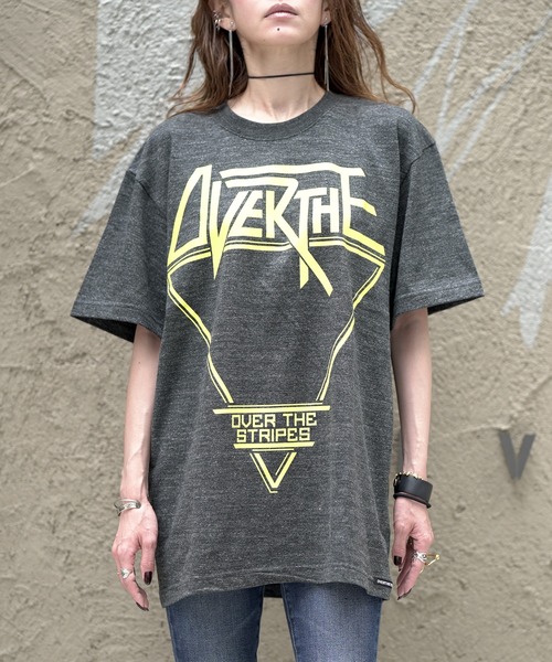 OVER THE STRIPES（オーバーザストライプス）の「OVER THE STRiPES オーバーザストライプス INVERTED TRIANGLE TEE Tシャツ（Tシャツ/カットソー・メンズ・ホワイト/チャコールグレー/ブラック・MEDIUM/LARGE/X-LARGE）」の22枚目の写真