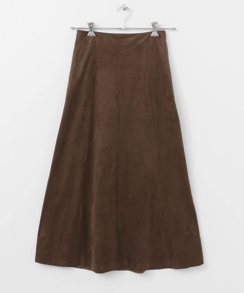 URBAN RESEARCH DOORS（アーバンリサーチドアーズ）の「thint スエードマーメイドフレアスカート∴（スカート）」 - WEAR