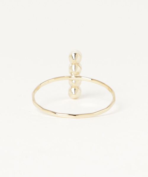 JewCas（ジュアキャス）の「JewCas modern metal - ３連シンプル パール リング[JC3997]（リング・レディース・ゴールド/シルバー・FREE）」の3枚目の写真