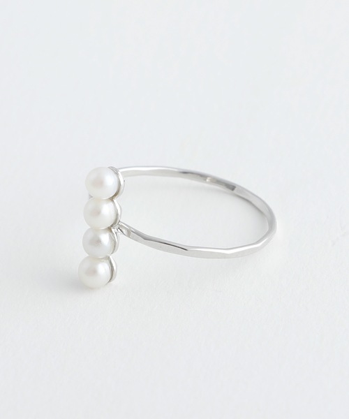 JewCas（ジュアキャス）の「JewCas modern metal - ３連シンプル パール リング[JC3997]（リング・レディース・ゴールド/シルバー・FREE）」の12枚目の写真