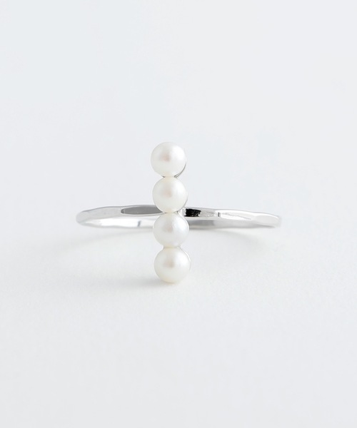 JewCas（ジュアキャス）の「JewCas modern metal - ３連シンプル パール リング[JC3997]（リング・レディース・ゴールド/シルバー・FREE）」の11枚目の写真