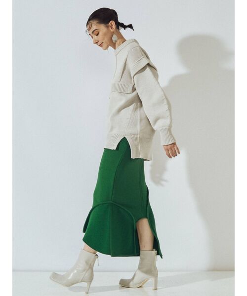 UN3D.（アンスリード）の「レイヤードライクニット（ニット/セーター