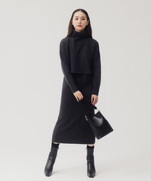 RANDEBOO | 3way wool knit set(ワンピース)