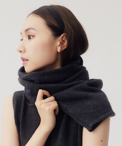 RANDEBOO（ランデブー）の「3way wool knit set（ワンピース・レディース・チャコールグレー/ベージュ・FREE）」の14枚目の写真