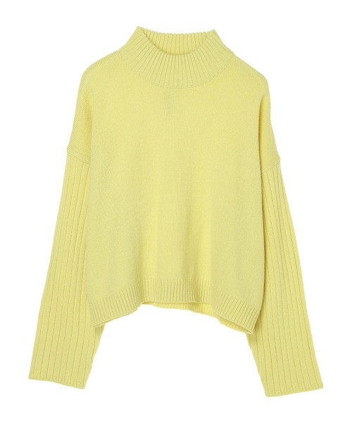 Green　Parks（グリーンパークス）の「ショート丈度詰めプルオーバー＊（ニット/セーター・レディース・ブルー/イエロー/ピンク/ブラック/ライトベージュ/キャメル・FREE）」の20枚目の写真