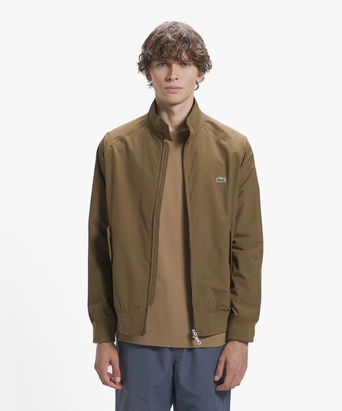 LACOSTE(ラコステ)の「2.5レイヤースイングトップ スタンドジップジャケット / スタンドブルゾン(ブルゾン・メンズ・ブラック/ネイビー/ライトブラウン/サンドベージュ/モスグリーン/キャメル/タン/ダークグリーン/グレー/トップグレー/カーキ/ベージュ/ダークブラウン/チャコールグレー/ブラウン・48/50/52/46/54)」の6枚目の写真