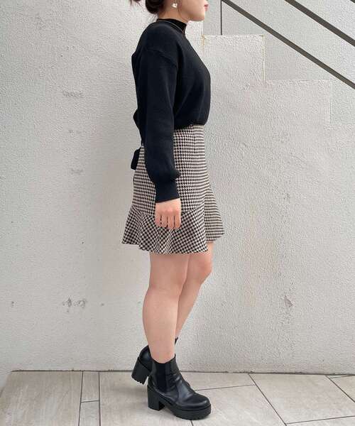 MAJESTIC LEGON（マジェスティックレゴン）の「アシメマーメイドミニスカパン（その他パンツ・レディース・ブラウン系その他2/グレー系その他/ブラック系その他/ブラック・SMALL/MEDIUM）」の9枚目の写真