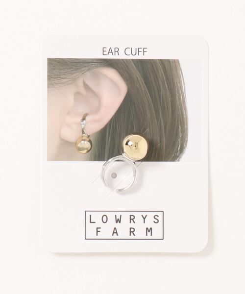 LOWRYS FARM(ローリーズファーム)の「メタルイヤーカフ 257138(イヤーカフ・レディース・ゴールド/ゴールド系その他/シルバー×ゴールド・FREE)」の6枚目の写真